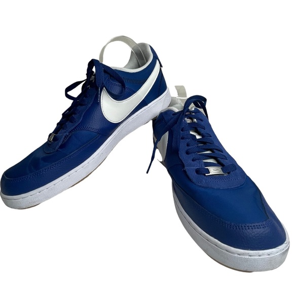 Nike Court Vision Low Premium Mens DJ2001-400 Deep Royal Blue